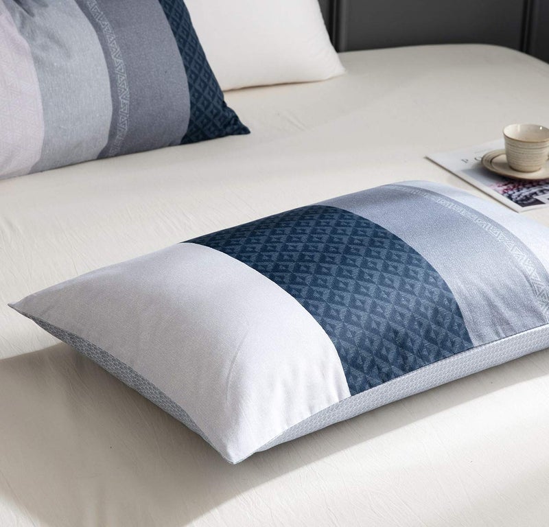 SLEEPBELLA Duvet Cover Twin Set 600 Thread Count Cotton Bedding Set (Twin, Greekn-lump) - Image 5